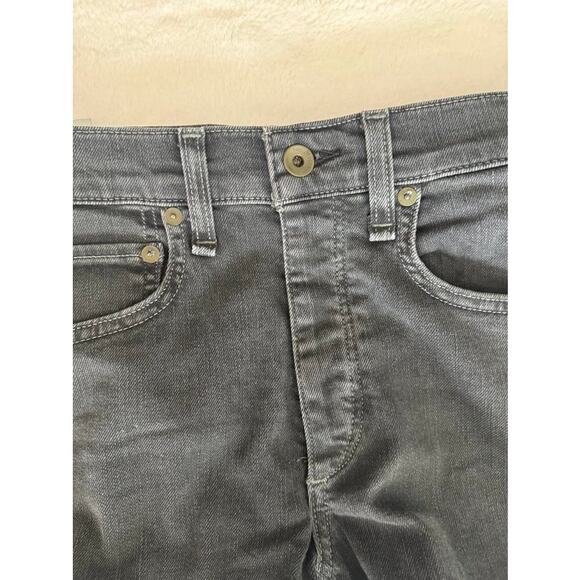 Rag & Bone Fit 2 Slim Jeans Men’s 28 Charcoal Gray Stretch Denim - Picture 8 of 16
